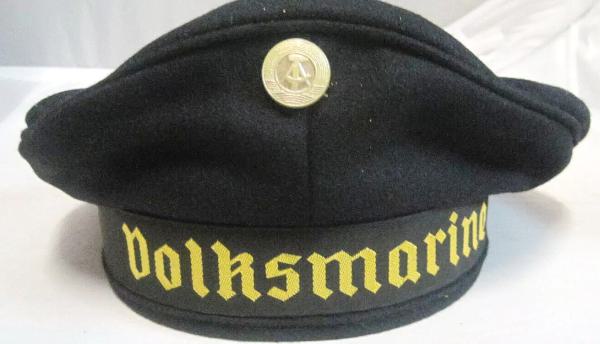 Orig. Volksmarine Tellermütze NVA Schirmmütze Marine Gr. 59